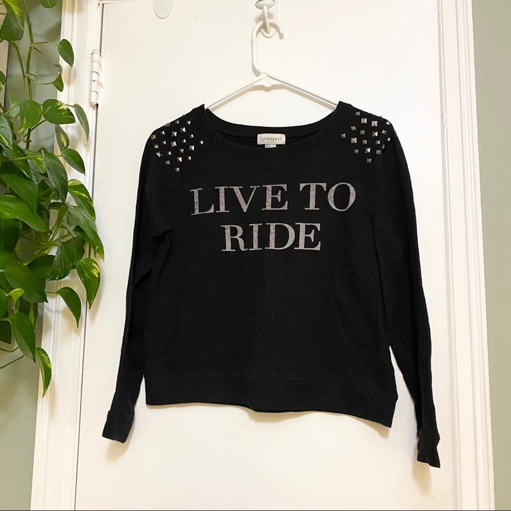 Live To Ride Crewneck - Picture 3 of 6